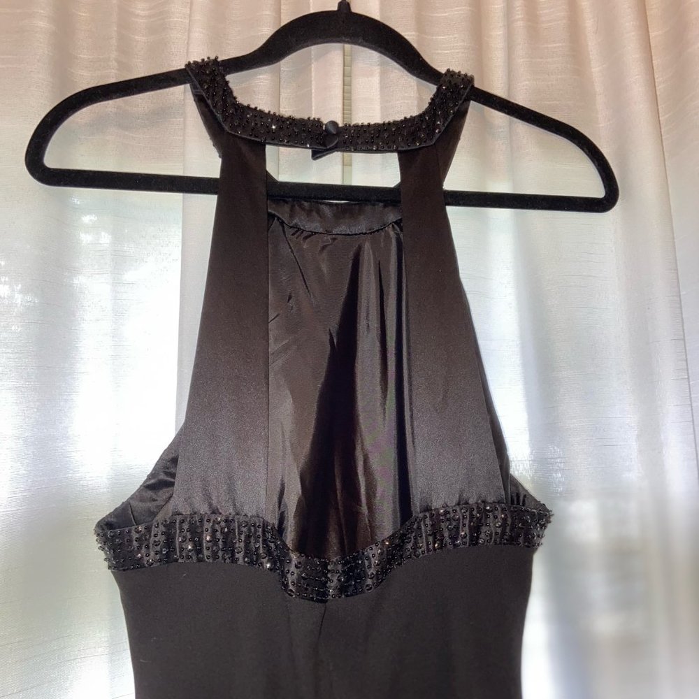 Halter Neck Little Black Dress - Picture 2 of 6
